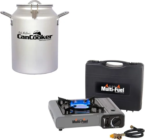 Miniatura 15 de CanCooker Paquete de olla de vapor de convección de 4 galones con libro de recetas de 100 páginas, aluminio anodizado duradero, compatible con Kit