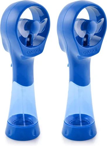 Miniatura 10 de O2COOL Elite Ventilador de nebulización de agua portátil con batería (azul)