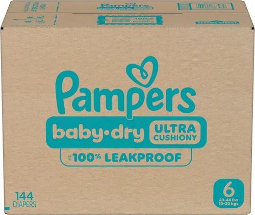 Miniatura 16 de Pañales Pampers - Baby Dry - Talla 6, 144 unidades, Pañal desechable absorbente para bebé (el empaque puede variar)