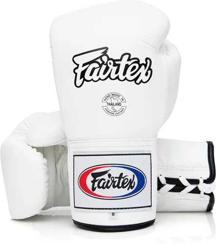 Miniatura 6 de Fairtex Guantes de cuero hechos a mano BGL6 Cierre de puño óptimo con un diseño de pulgar bloqueado Cuero premium Espuma de triple capa
