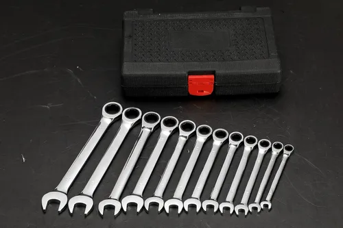 Miniatura 5 de FLZOSPER - Llave de carraca métrica de 22 mm, llave combinada de trinquete de 72 dientes con cabeza de caja