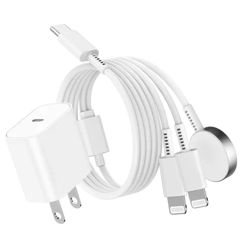 Miniatura 10 de Susnwere Cargador Rápido para Cargadores de Apple Watch con Bloque de Carga de 20W, USB C Magnético para Cable de Carga Rápida i-Watch para Watch