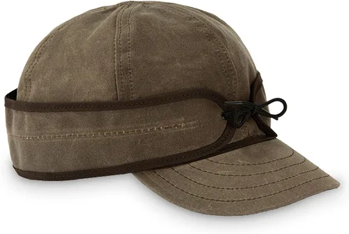 Miniatura 7 de Stormy Kromer Gorra de algodón encerado aislada, sombrero de otoño ligero con orejeras, resistente al agua, sombrero de 3 estaciones