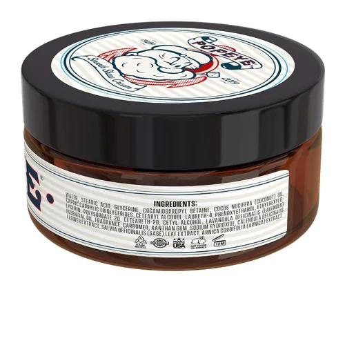 Miniatura 3 de Popeye Shaving Co - Crema de afeitar para hombres adecuada para pieles sensibles, experiencia de afeitado suave para quemaduras de maquinilla