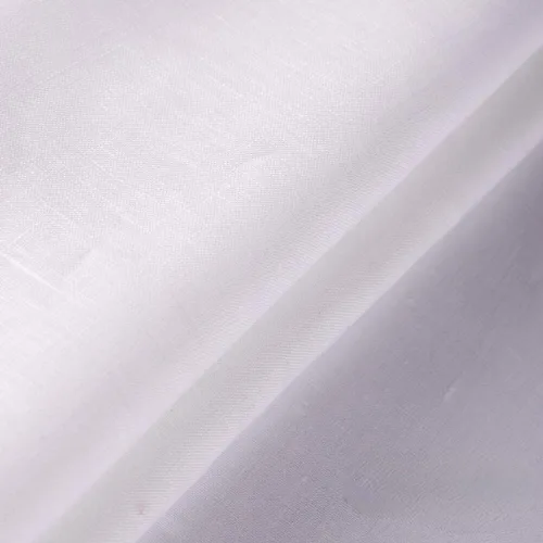Nature - Paño de tela de lino 100% puro para prendas de bordar, manualidades por yarda (blanco puro)