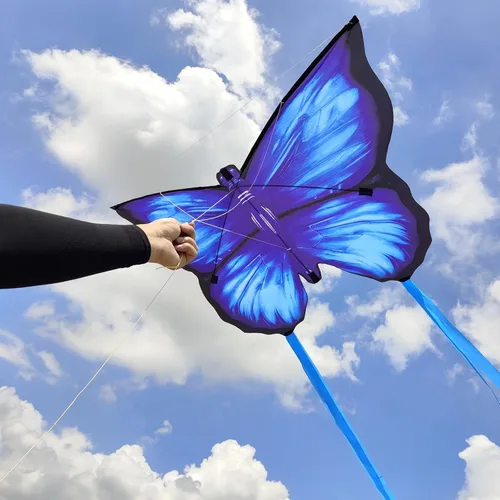 Miniatura 2 de Simxkai Cometas para niños y adultos, cometas de playa, fáciles de volar para niños de 3 a 5 años con cuerda de cometa de 300 pies en cada mango