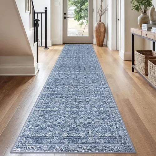Miniatura 135 de SIILOOM Alfombra antideslizante de pasillo moderna de 2 x 5, súper suave, para pasillos, decoración para cocina, alfombras para pasillos sin 2-Verde