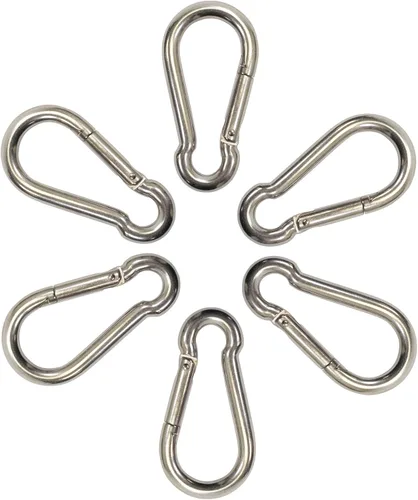 Miniatura 3 de Scuba Choice Stainless Steel Boat Clip Carabiner 3.13" – Safety Spring Hook for Boating, Kayaking, Diving, Fishing & Outdoor Gear