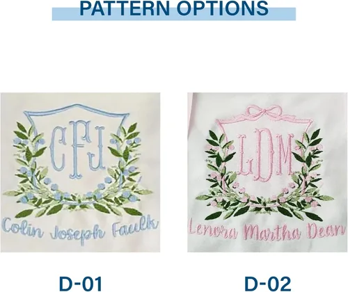 Miniatura 9 de Letrero personalizado de bienvenida para bebé, bandera bordada con nombre, letrero para puerta de hospital de bebé, con lazos, decoración de baby