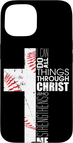 Miniatura 6 de iPhone XR Baseball Phone Cases Teen Boys Coaches Christian Cross Regalos Case