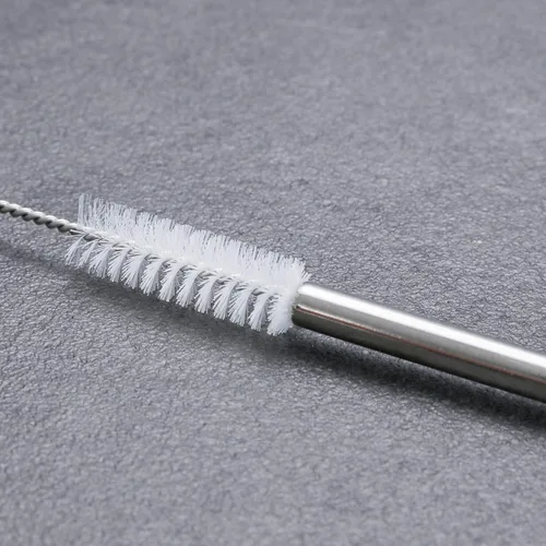 Miniatura 3 de Paquete de 50 cepillos de limpieza para pajitas de acero inoxidable y cepillo de limpieza para popotes de batidos, reutilizable, lavable, apto