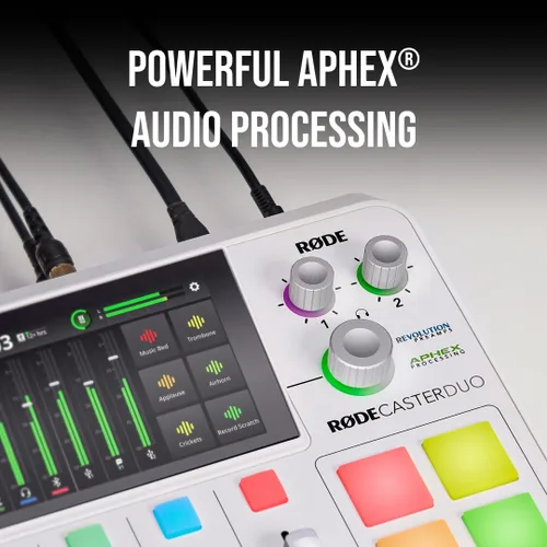 Miniatura 4 de RØDE RØDECaster Duo Compact Solución de producción de audio todo en uno para podcasting, transmisión, producción de música y creación de contenido