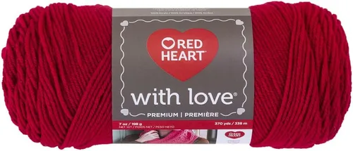 Miniatura 9 de Red Heart with Love Berry - Hilo rojo – Paquete de 3 unidades de 6.98 oz/7 onzas – Acrílico – 4 medianos (peinado) – 370 yardas – Tejido/ganchillo