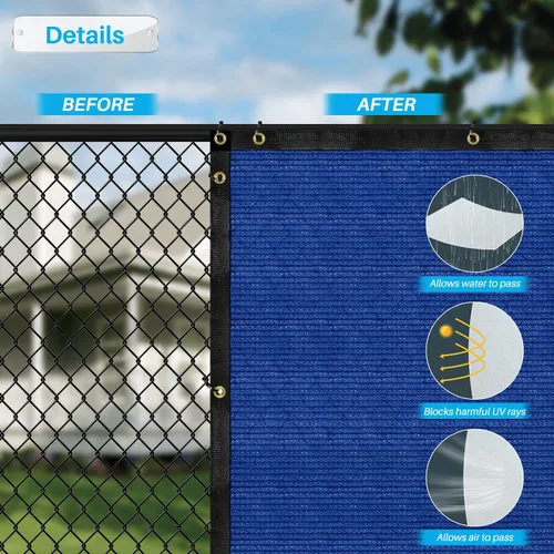 Miniatura 4 de Patio - Pantalla de privacidad para valla de 6', tamaño personalizable