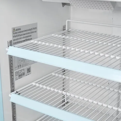 Miniatura 9 de KoolMore 66 cm. Refrigerador vertical comercial para exhibición con una puerta de vidrio blanco - 9 pies cúbicos (MDF-1GD-9C-WH)