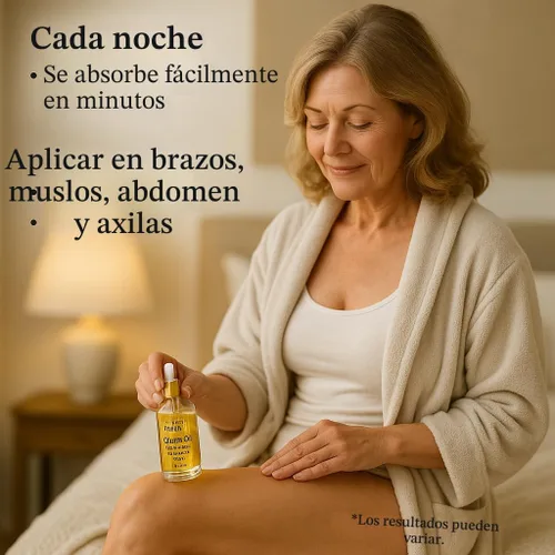 Miniatura 8 de Erae Queen Oil - Aceite reafirmante botánico natural prensado en frío para cara y cuerpo - Hidrata tensa y restaura la elasticidad para la piel