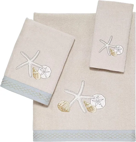 Miniatura 12 de Avanti Linens - Alfombra de baño, suave y absorbente, accesorios de baño inspirados en la playa (colección Seaglass, 20 x 30 pulgadas)