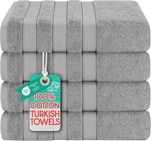 Miniatura 44 de American Soft Linen - Juego de toallas de mano Salem, 4 unidades de lujo de 600 GSM, 100 % algodón para baño, toallas de 13 x 13 pulgadas de mano
