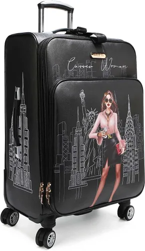 Miniatura 3 de Nicole Lee Juego de equipaje de 3 piezas Career Woman S M L