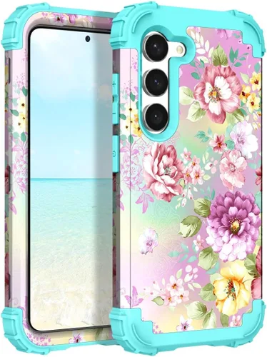Miniatura 33 de Hocase Funda para Galaxy S20 FE 5G, Protección resistente a prueba de golpes, goma de silicona suave + parachoques de plástico duro, funda