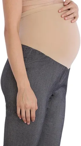 Miniatura 22 de Motherhood Maternity womens Super Stretch Secret Fit Over the Belly Ankle Straight Leg Pregnancy Dress Pants for Work