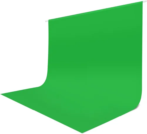 Telón de Fondo de Pantalla Verde de 10 x 10 pies, Fondo de Pantalla Verde Chroma Key para Streaming Zoom, Cortina de Fondo de Fotos para Fotografía,