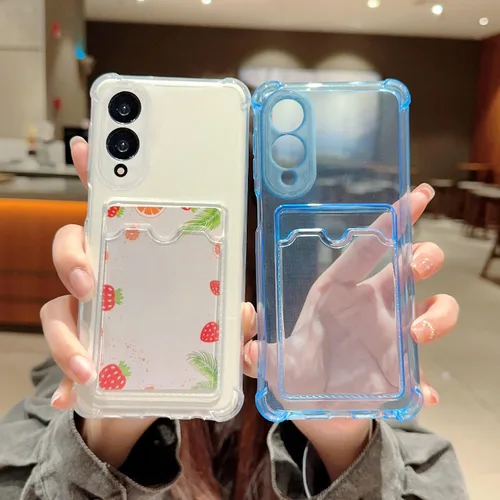 Miniatura 65 de Tuokiou Funda para Samsung Galaxy A14 5G, Fundas Protectoras Transparentes con Ranura para Tarjetas, Funda Cartera de TPU Suave Ajustada Resistente