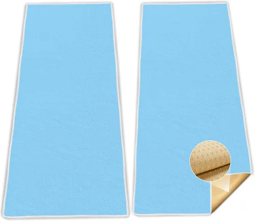 Miniatura 13 de Toalla de yoga caliente antideslizante, paquete de 2 toallas de yoga gruesas y suaves, absorbentes del sudor, con punto de agarre, 72 x 26 pulgadas