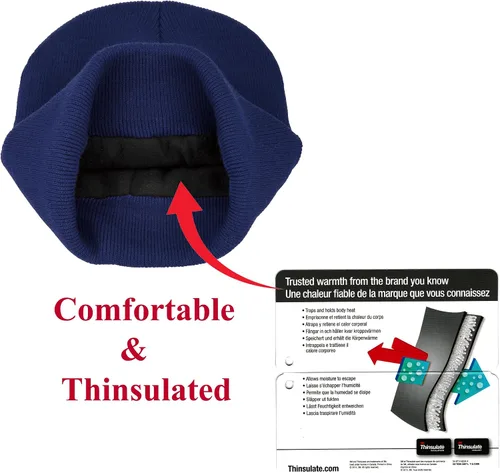 Miniatura 5 de 3M Thinsulate Skull Cap - Gorro térmico de punto acrílico - Gorro de invierno para hombre y mujer