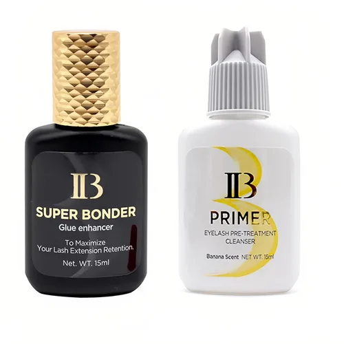 Miniatura 9 de Paquete de 2 pegamentos para extensiones de pestañas ibeauty Super Plus 5ml (0.17 fl oz), tiempo de secado de 1-2 segundos, mantiene 5-6 semanas