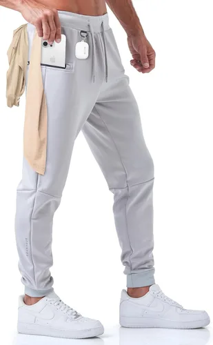 Born Tough Pantalones deportivos de entrenamiento para hombre, cónicos para fisicoculturismo, gimnasio, pantalones deportivos con bolsillos con