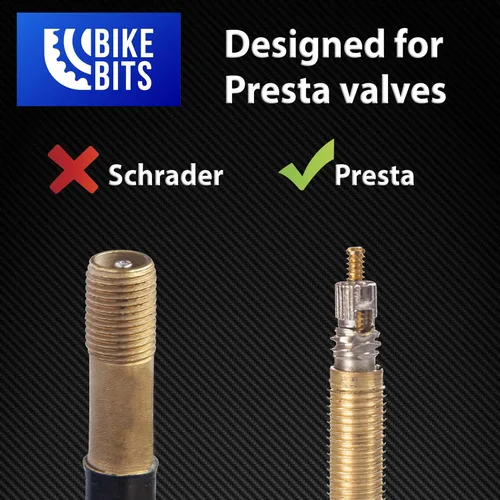 Miniatura 3 de Presta - Tapones de válvula de aluminio anodizado, uso en válvulas Presta/Francesas, diseños: bala, cohete, hamburguesa, cohete de bolsillo