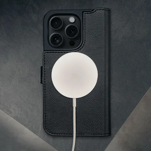 Miniatura 8 de TORRO Funda de cuero prémium compatible con iPhone 16 Pro Max de 6.9 pulgadas, funda de piel auténtica tipo cartera con función atril y ranuras