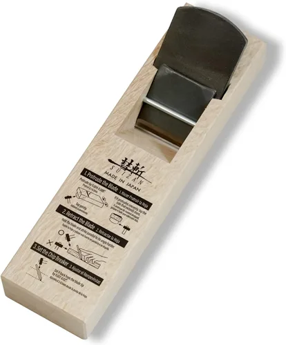 Miniatura 8 de SUIZAN Kanna - Cepilladora de madera japonesa de 2.4 pulgadas, herramientas profesionales para trabajar la madera