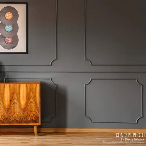 Miniatura 13 de Ekena Millwork PML02X00OX-CASE-8 Oxford (paquete de 8) Moldura de panel, 2 pulgadas de alto x 5/8 pulgadas de P x 94 1/2 pulgadas de largo, imprimado