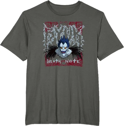Miniatura 4 de Death Note Camiseta Ryuk Heavy Metal, Negro, S
