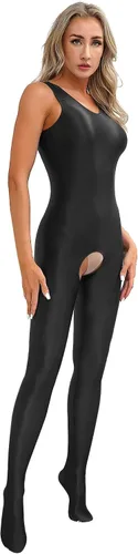 Mono ajustado de satén brillante brillante para mujer, leggings huecos, gimnasia, fitness