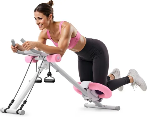 Miniatura 9 de MERACH Máquina de abdominales, equipo de entrenamiento abdominal, máquina de entrenamiento abdominal ajustable para entrenamiento de abdominales