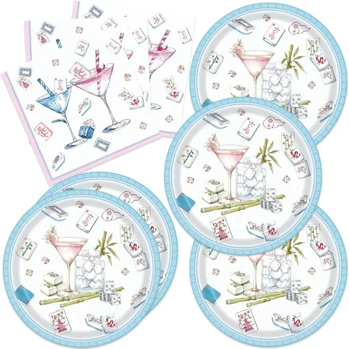 Miniatura 8 de Platos y servilletas de cumpleaños de neón, decoraciones de fiesta, 40 piezas que no brillan para baby shower, decoraciones de fiesta de cumpleaños
