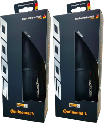 Continental Grand Prix 5000 - Road Bike Tire | The Best Allrounder in the Field - BlackChili, Vectran Breaker, LazerGrip, Active Comfort Technology,
