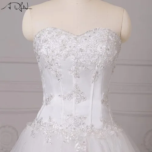Miniatura 4 de YIPEISHA Clásico vestido de novia con corset bordado con cuentas