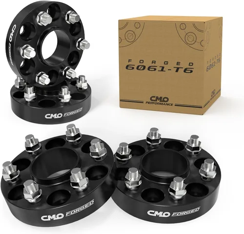 Miniatura 9 de 2 espaciadores de rueda centrados de 1.969 in (2 pulgadas) forjados 6x139.7 (6x5.5) – Compatible con Tacoma 1995–2023, 4Runner 1984–2023, Tundra