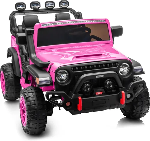Miniatura 13 de Hikiddo - Auto eléctrico de paseo de 2 plazas, juguete de 12 V para niños de 4 a 8 años con control remoto, neumáticos EVA - Azul