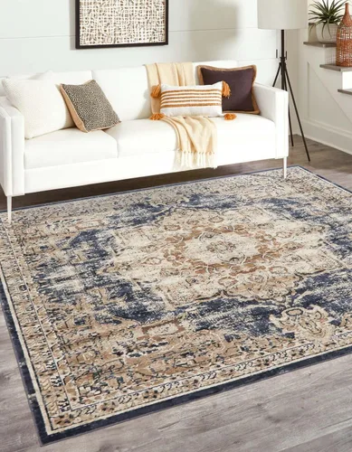 Miniatura 23 de Unique Loom Chateau Collection - Alfombra de área Roosevelt (2' 2" x 3' 1", rectangular, caqui/beige)