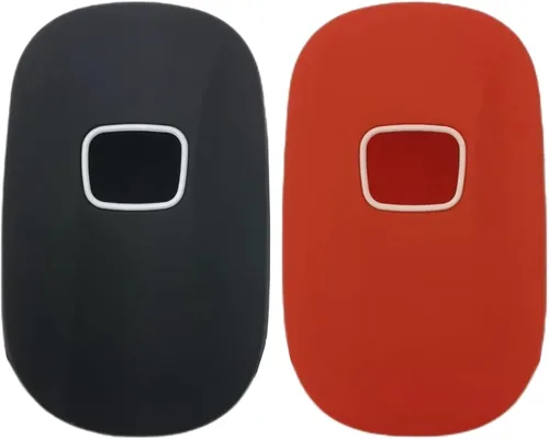 Miniatura 2 de REPROTECTING Funda de llavero de goma de silicona Compatible con (5 botones) 2022-2026 Honda Accord Civic HR-V CR-V Pilot Sport SI EX EX-L Touring