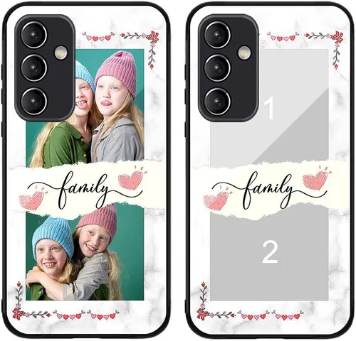 Miniatura 410 de Funda de teléfono personalizada para Samsung Galaxy S22+ / S22 Plus 5G, funda de TPU suave de vidrio templado antiarañazos personalizada con foto