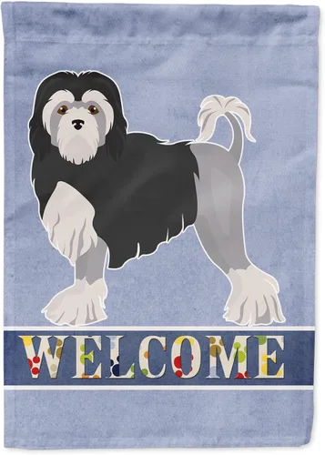 Miniatura 131 de Caroline's Treasures CK3647CHF - Bandera de bienvenida con diseño de bulldog francés, manga grande, para porche, para colgar en la pared, poliéster