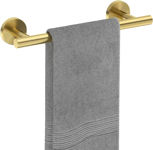 Miniatura 19 de USHOWER Barra de toalla cromada pulida, toallero de 18 pulgadas para montaje en pared de baño, varilla de toalla de acero inoxidable SUS304 Cromo