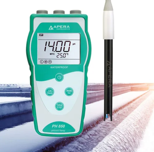 Miniatura 7 de Apera Instruments Value Series PH850-MS Kit de medidor de pH portátil para muestras pequeñas y tubos de ensayo