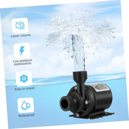 Miniatura 2 de Baluue DC 12V Bomba de agua sumergible sin escobillas Bomba de agua ultra silenciosa 800L/H 5M para estanque de peces, acuarios, fuentes, picos